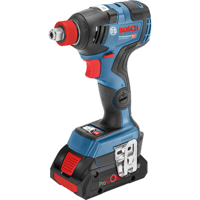 BOSCH Гайковерт ударний GDX 18V-200 C, акум., 18В, 200Нм, М4-М14, 1,2кг, Solo (06019G4204)