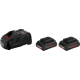 BOSCH Набор 2х акумулятора ProCORE18V 4.0Ah + ЗУ (1600A016GF)