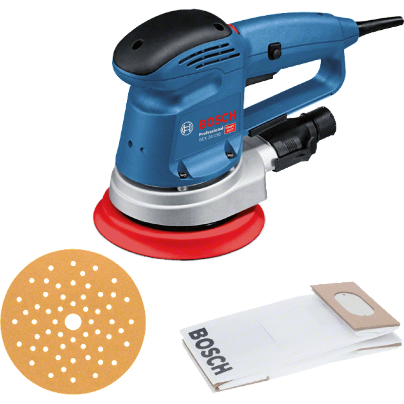 BOSCH Шліфмашина ексцентрикова GEX 34-150 (0601372800)