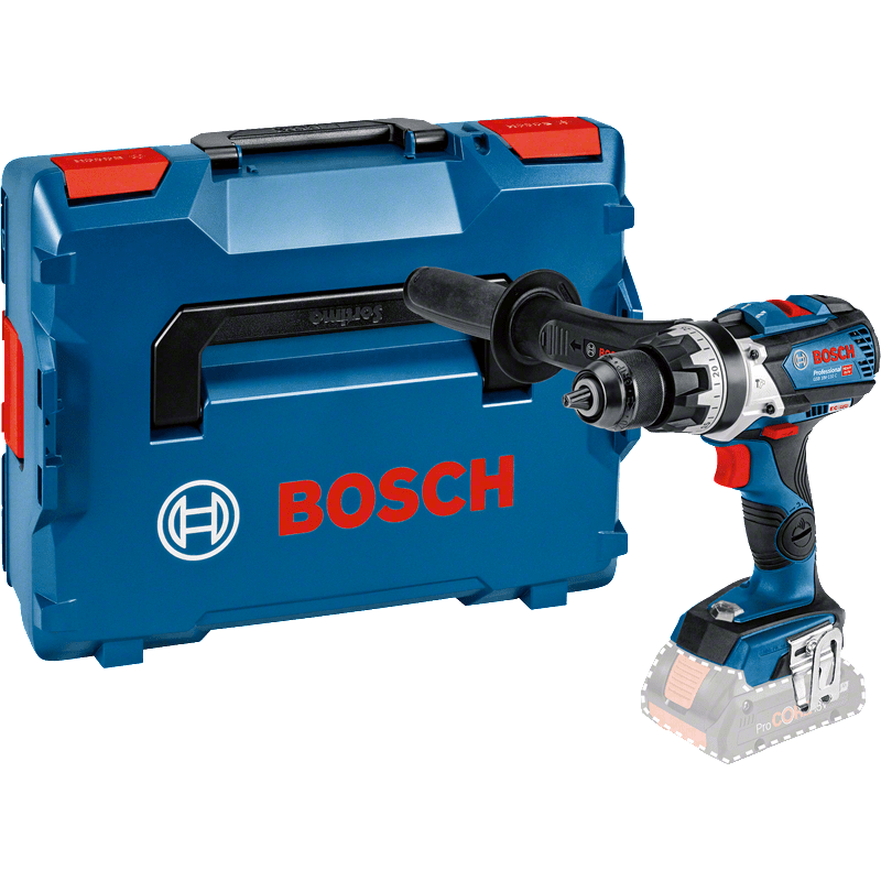BOSCH Аккумуляторный ударный шуруповерт Professional GSB 18V-110 C, solo (без АКБ и ЗУ), L-BOXX 136 (06019G030A)