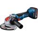 BOSCH Аккумуляторная угловая шлифмашина (болгарка) Professional GWX 18V-10, solo (без АКБ и ЗУ) (06017B0100)