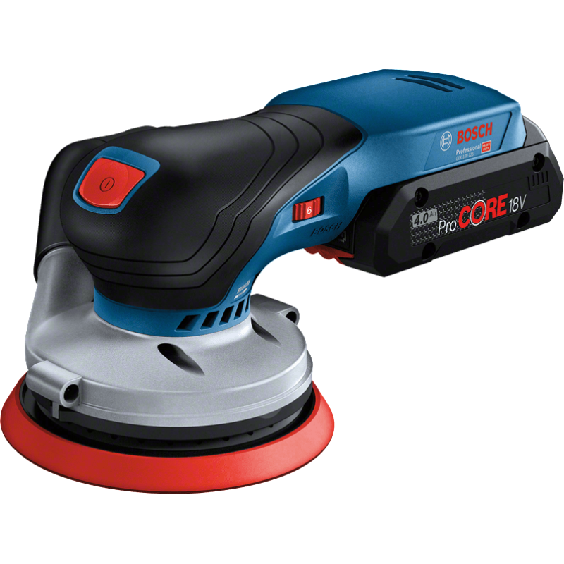 BOSCH Шліфмашина ексцентрикова акумуляторна GEX 18V-125 соло (0601372201)