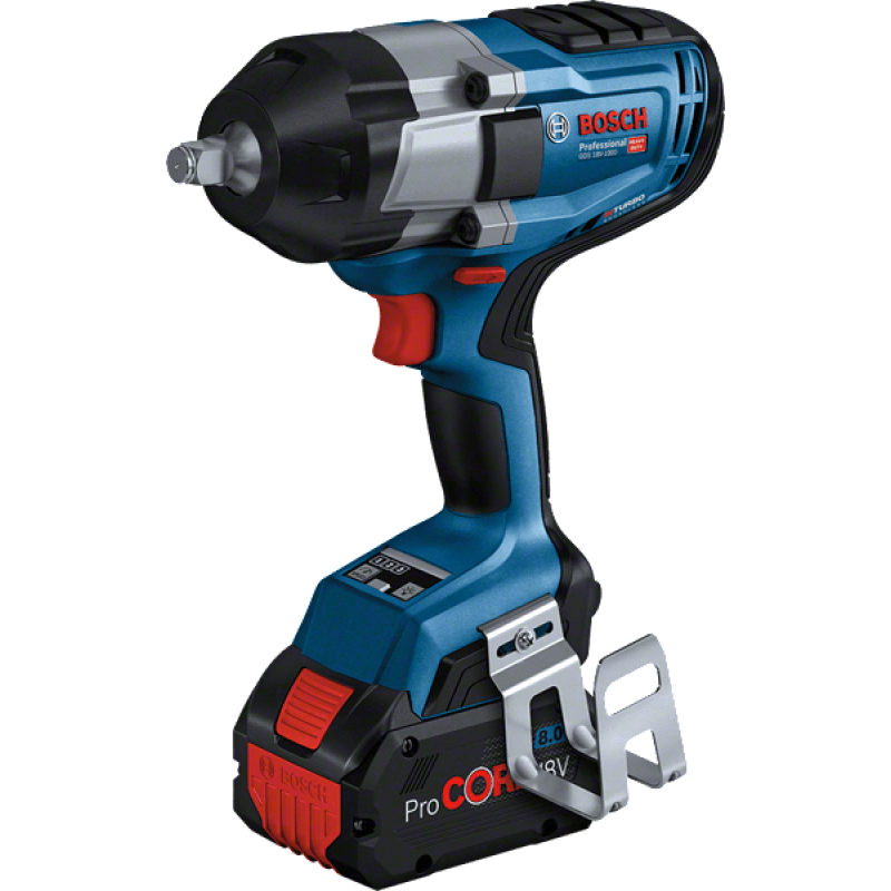 BOSCH Гайковерт ударний, GDS18V-1000, акумуляторний, 18В, 3 швидкості, 1000Нм, 2.9кг, без АКБ та зарядного пристрою (06019J8300)