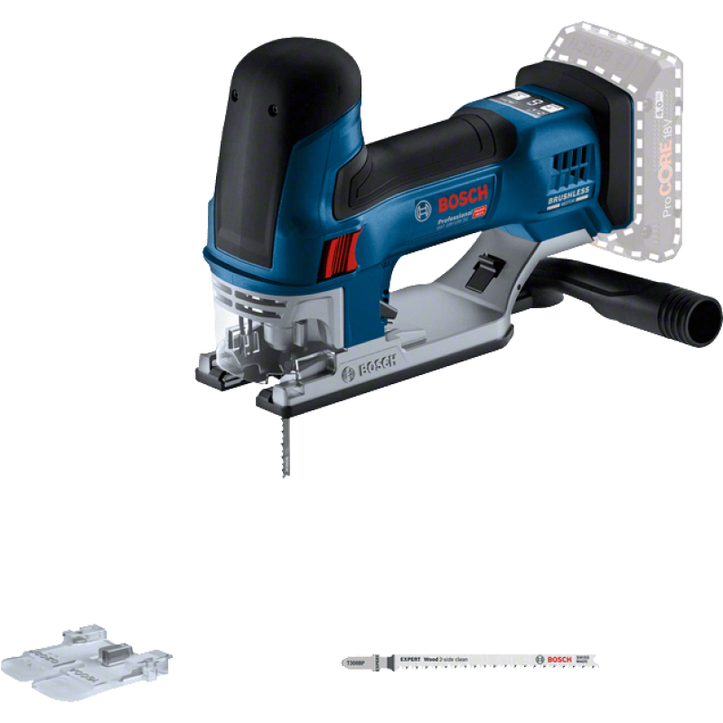 BOSCH Лобзик GST 18V-155 SC, акумуляторний 18В, без АКБ и ЗП (06015B0001)