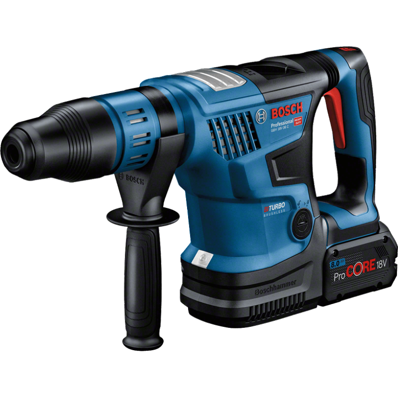 BOSCH Перфоратор GBH 18V-36 C SOLO, акумуляторний, SDS-Max, 18В, 7 Дж, 5.1кг без ак. (0611915021)