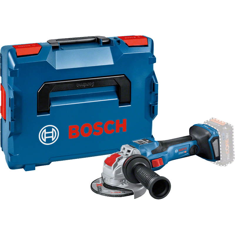 BOSCH Аккумуляторная угловая шлифмашина (болгарка) Professional GWX 18V-15 SC, solo (без АКБ и ЗУ), L-BOXX (06019H6500)