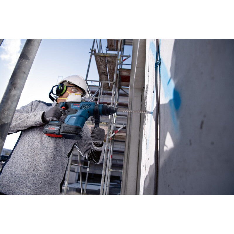 BOSCH Перфоратор GBH 18V-34 CF, акум., 18 В, SDS+, 5.8 Дж, 4.9кг, Solo (без АКБ та ЗП (0611914021)