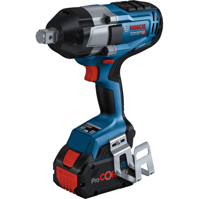BOSCH Гайковерт ударний GDS 18V-1050 H, 18В, до 1750об•хв, 1500/1700Нм, без АКБ та ЗП (06019J8500)