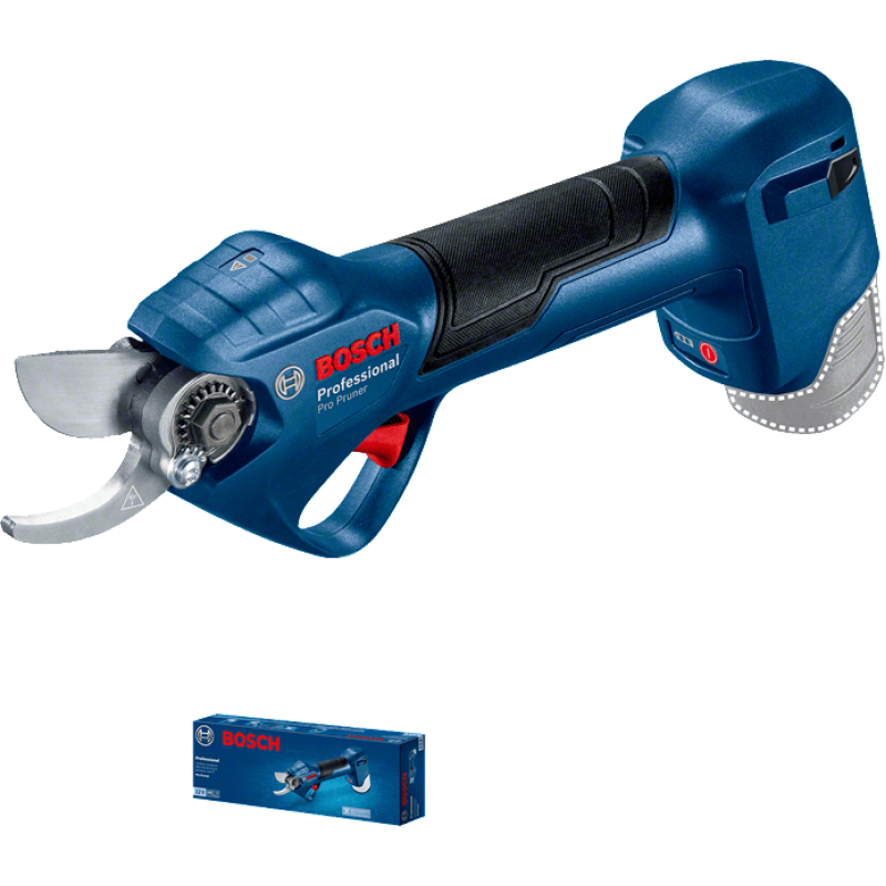 BOSCH Секатор Pro Pruner SOLO акумуляторний, 12В, 3.0 Ач, до 25мм, 1кг (06019K1020)