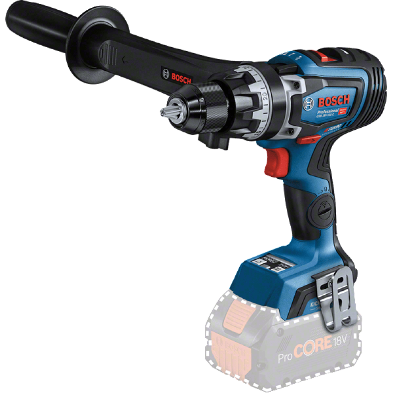 BOSCH Шурупокрут-дрель ударний GSB 18V-150 C Professional акум, 18 В, 550/2200 об/хв, 13 мм, 25 +2, 2.2 кг, без АКБ та ЗП (06019J5101)