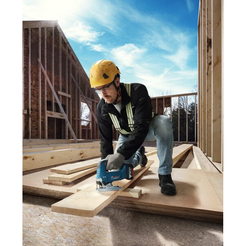 BOSCH Лобзик GST 185-LI, акумуляторний 18В, хід 26мм, 0-3500 об/хв, 2.4 кг, без АКБ та ЗП (06015B3021)