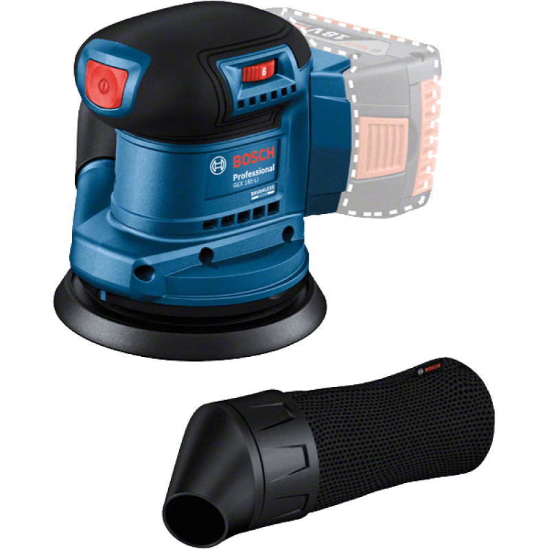 BOSCH GEX 185-LI Professional Эксцентриковые шлифмашины (06013A5020)