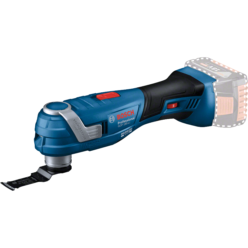 BOSCH Багатофункціональний інструмент реноватор GOP 185-LI Professional SOLO 18.0 V-Li 20000об·хв 1.2кг без АКБ та ЗП (06018G2020)