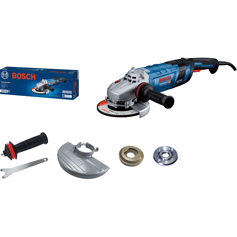 BOSCH Шлифмашина угловая (болгарка) GWS 30-230 B, 230 мм, 2800Вт, 6500об/хв, 5.9 кг (06018G1000)