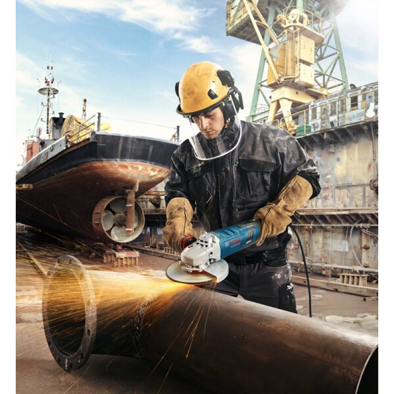 BOSCH Шлифмашина угловая (болгарка) GWS 30-230 B, 230 мм, 2800Вт, 6500об/хв, 5.9 кг (06018G1000)