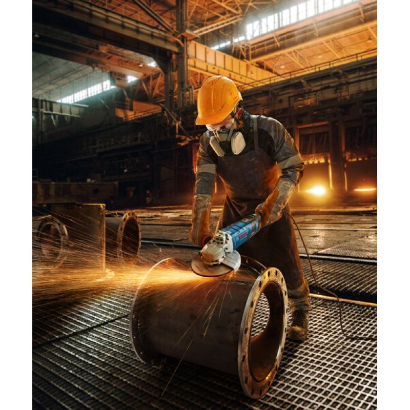 BOSCH Шлифмашина угловая (болгарка) GWS 30-230 B, 230 мм, 2800Вт, 6500об/хв, 5.9 кг (06018G1000)