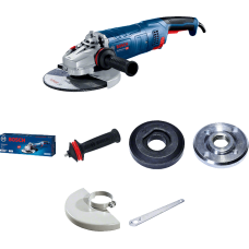 BOSCH Шлифмашина угловая (болгарка) GWS 24-230 JZ, 230мм, 2400Вт , 8500об•хв, плавн. пуск, із системою захисту від пилу Cyclone Tech, 5.8кг (06018C3300)