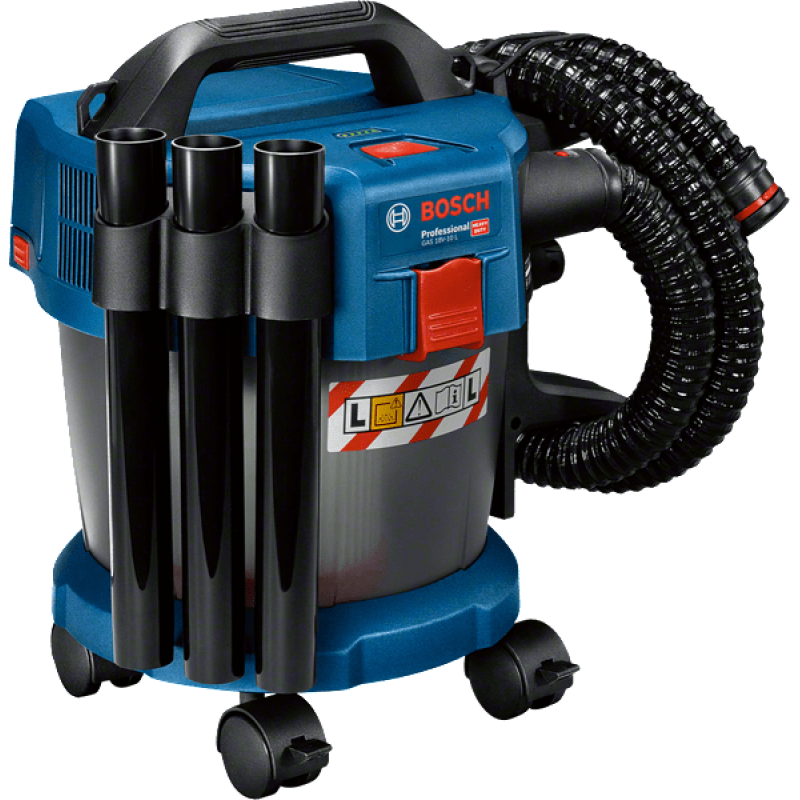 BOSCH Пилосос професійний акумуляторний GAS 18V-10 L, 18В, 90мБар, без АКБ та ЗП (06019C6302)