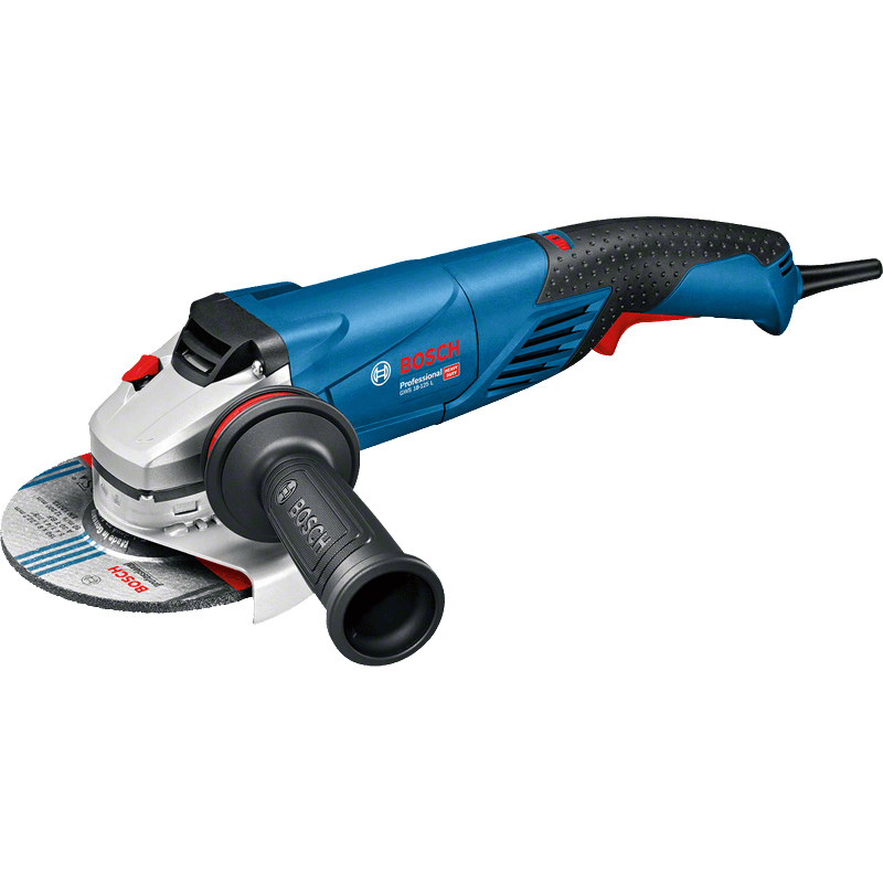 BOSCH Шлифмашина угловая (болгарка) Professional GWS 18-125 SL, 125 мм, 1800 Вт, 12000 об/хв, М14, 2.5 кг (06017A3200)