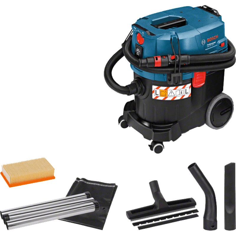 BOSCH Пилосос професійний GAS 35 L SFC+, 1200Вт, 254мБар, контейнер 35л, 11.6кг (06019C3000)