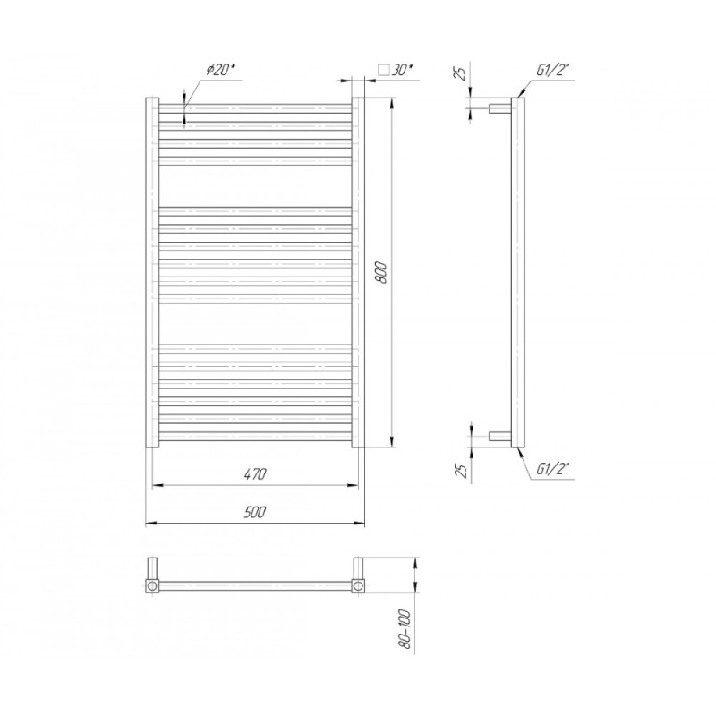 Mario Рушникосушка МАРІО, Гера 800×500/470 (1.2.0400.03.P)