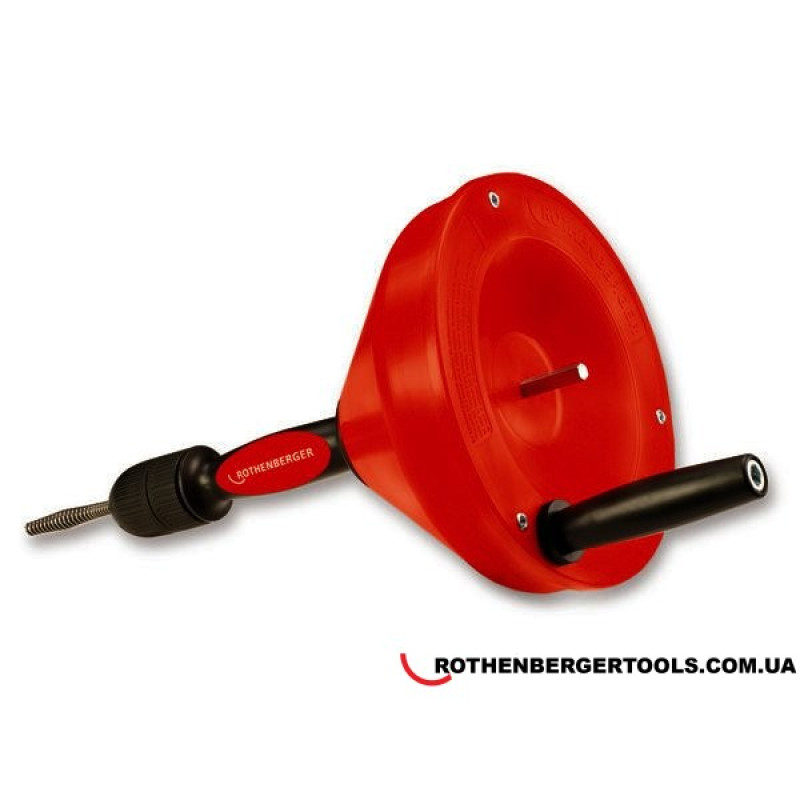ROTHENBERGER Ручное механическое устройство для прочистки труб, вертушка ROSPI H+E PLUS (Ø 6мм х 4,5м) (7_2090)