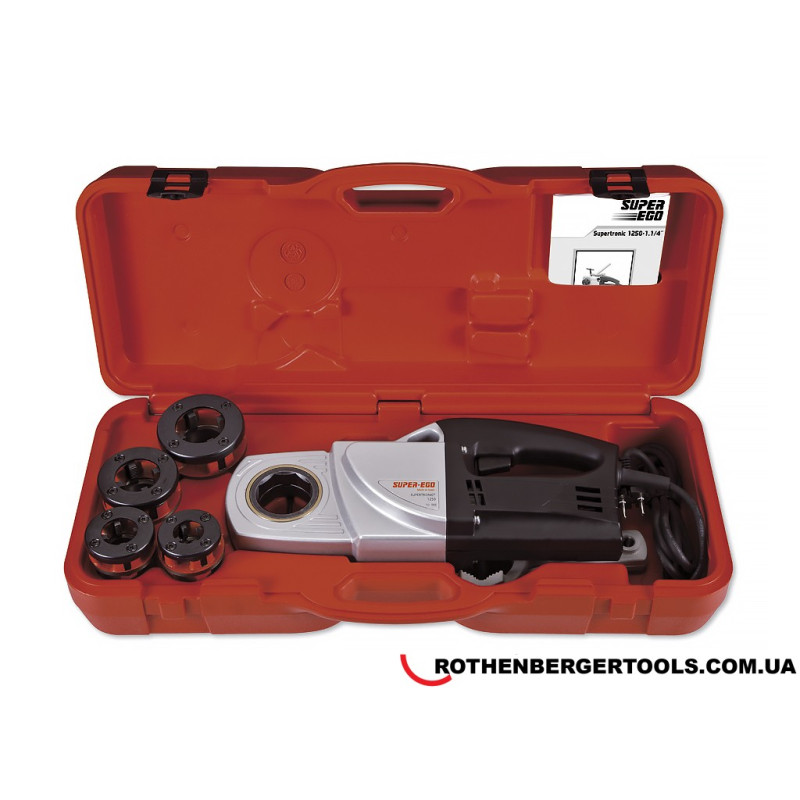 SUPER-EGO Электрический резьбонарезной клуп SUPERTRONIC 1250 1/2"-1 1/4" (866200000)