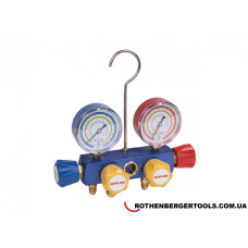 SUPER-EGO 2-х вентильный манометрический коллектор SEGO MANFL 1/4" (R404A, R407C, R134A, R22) (1500002235)