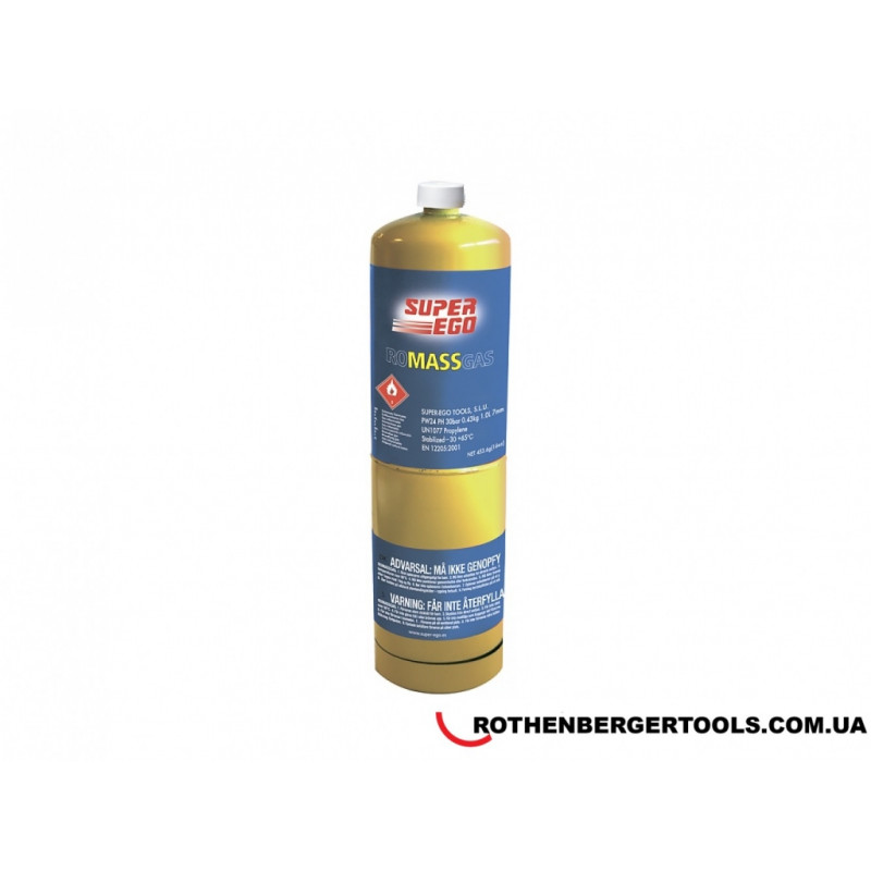 SUPER-EGO Газовый баллончик ROMASSGAS, US 1", 1000 мл (SEH024600)