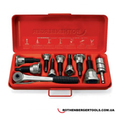 ROTHENBERGER Набор отбортовщик, храповик, сверло и клещи 12-42 мм (2_2126)