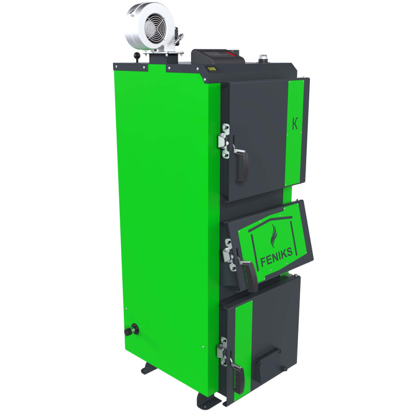 FENIKS Твердотопливный котел серия K 12 кВт (F.FKA12)