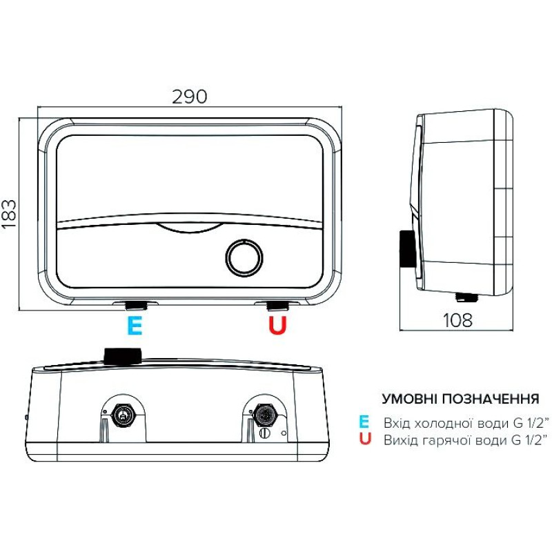 ARISTON Ariston Проточный водонагреватель AURES S 3.5 COM PL