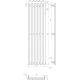 Genesis-Aqua Радиатор Марбел - 1800x45x10 1800x45x10 (GA-203002)