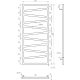 Genesis-Aqua Полотенцесушитель Genesis Водяной 800x53x3 (GA-7001)