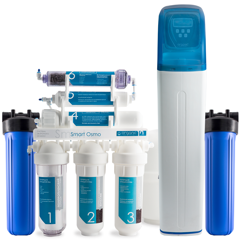 Organic Eco — пом'якшення води, очищення від заліза, хлору та механічних домішок, Smart Osmo 6 (054fd75a)