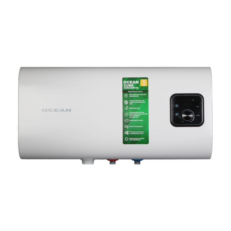 Ocean Водонагреватель (бойлер) CUBE-Horizontal RZF50D-4, ET+WT (мокрый тен) 50л