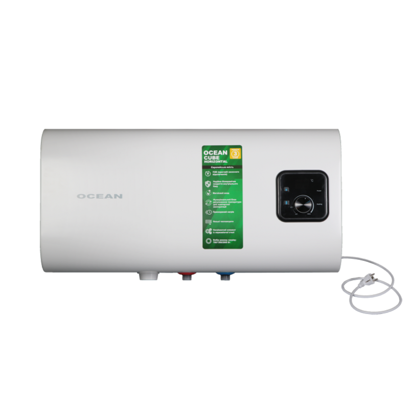 Ocean Водонагреватель (бойлер) CUBE-Horizontal RZF50D-4, ET+WT (мокрый тен) 50л