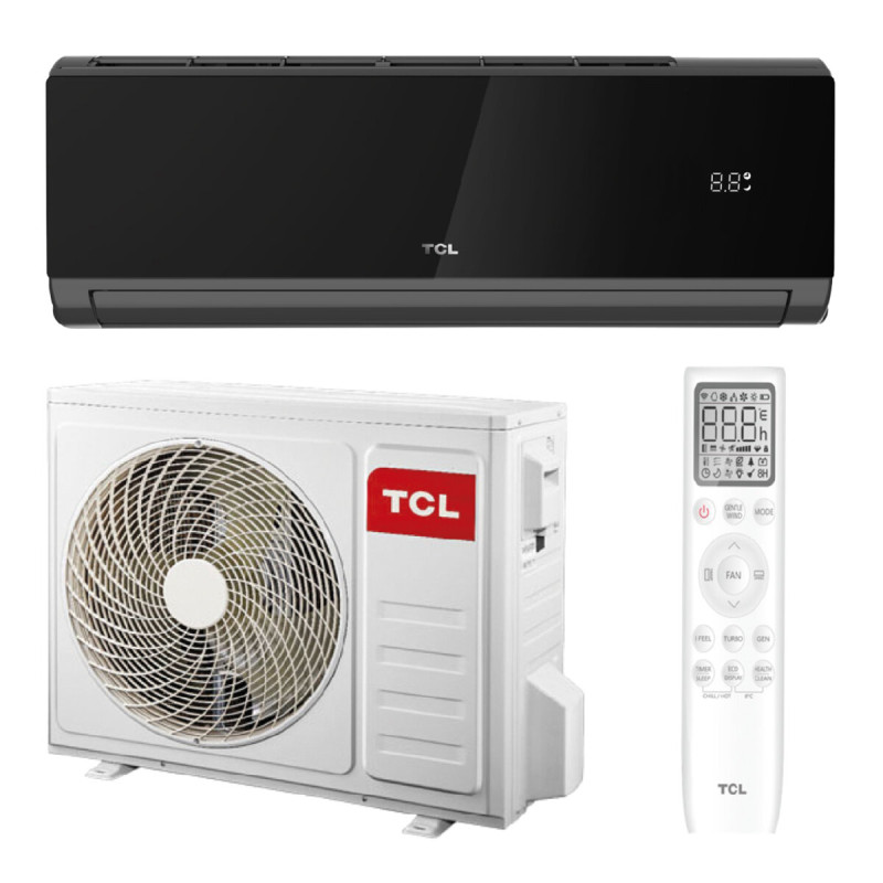 TCL TAC-09CHSD/XA82IN Black Inverter R32 WI-FI