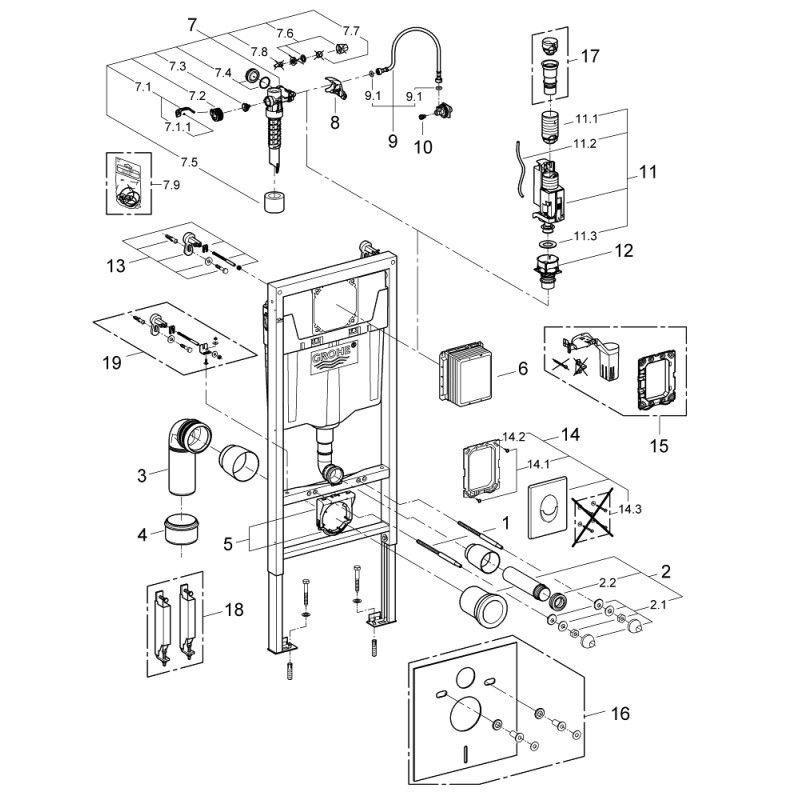Grohe Манжета (37119000)