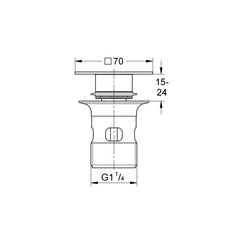 Grohe Нажимной донный клапан для раковины (40565000)