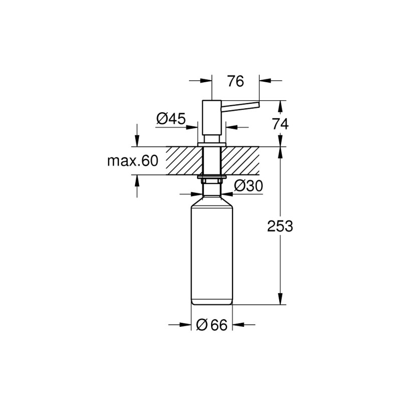 Grohe Cosmopolitan Дозатор рідкого мила (40535000)