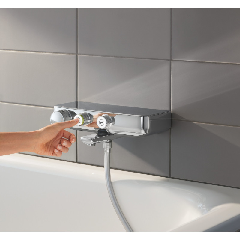 Grohe Grohtherm SmartControl Термостатический смеситель для ванны, настенный монтаж (34718000)