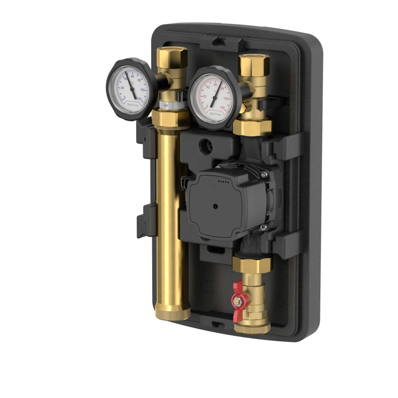 Meibes Насосна група DN25 MeiFlow Top S UC, пряма з насосом Alpha 2.1 25-60 (M66911.30)