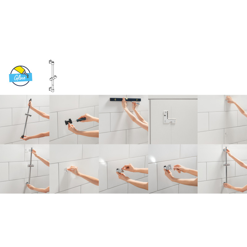 Grohe QuickFix Vitalio Start 110 Душовий гарнітур, 2 режими струменю (26952001)