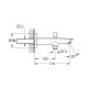 Grohe BauCosmopolitan Излив для ванны с переключателем (13425001)