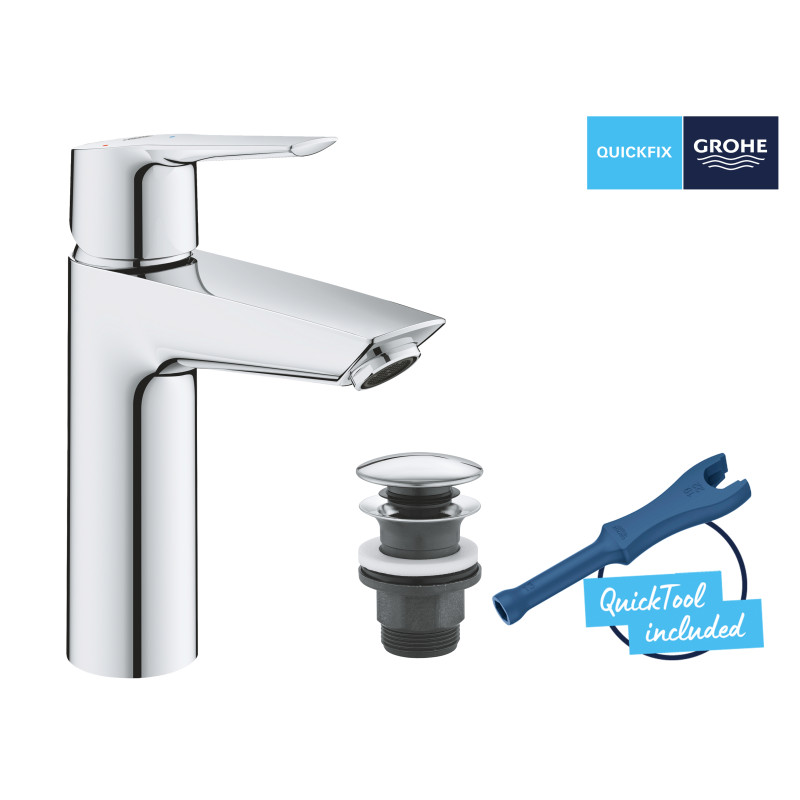 Grohe QuickFix Start Одноважільний змішувач для раковини M-Size (23746002)