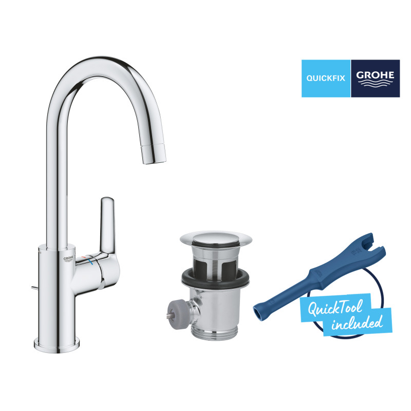 Grohe QuickFix Start Одноважільний змішувач для раковини L-Size (24203002)