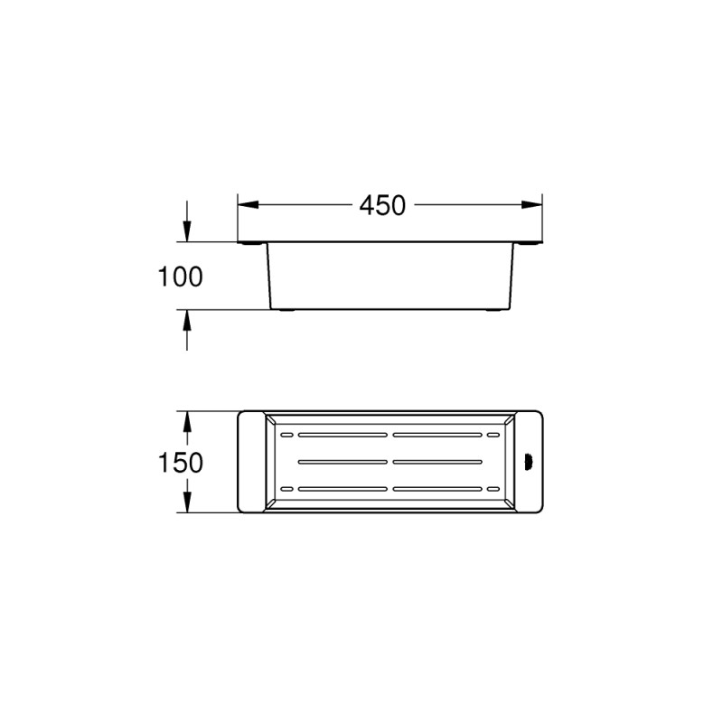 Grohe Багатофункціональний коландер 450мм (40852SD0)