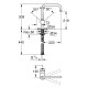 Grohe Vento Однорычажный смеситель для мойки (30429000)