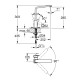 Grohe Sail Cube Однорычажный смеситель для мойки (31393000)